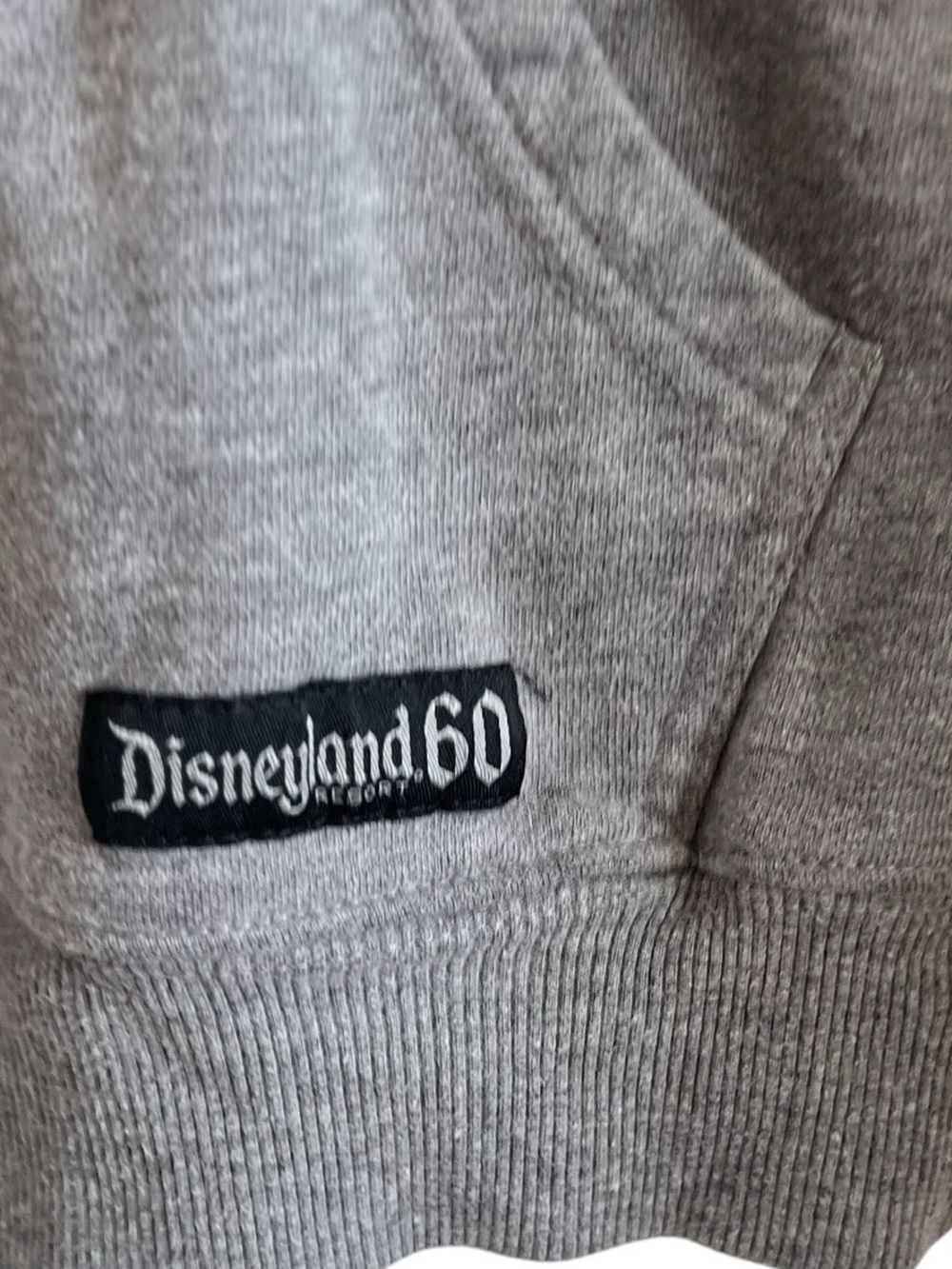 Disney Parks Disneyland 60th Gray Full Zip Hoodie Jacket - Picture 4 of 5